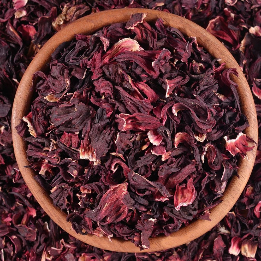 KomBei resealable hibiscus pouch preserves freshness