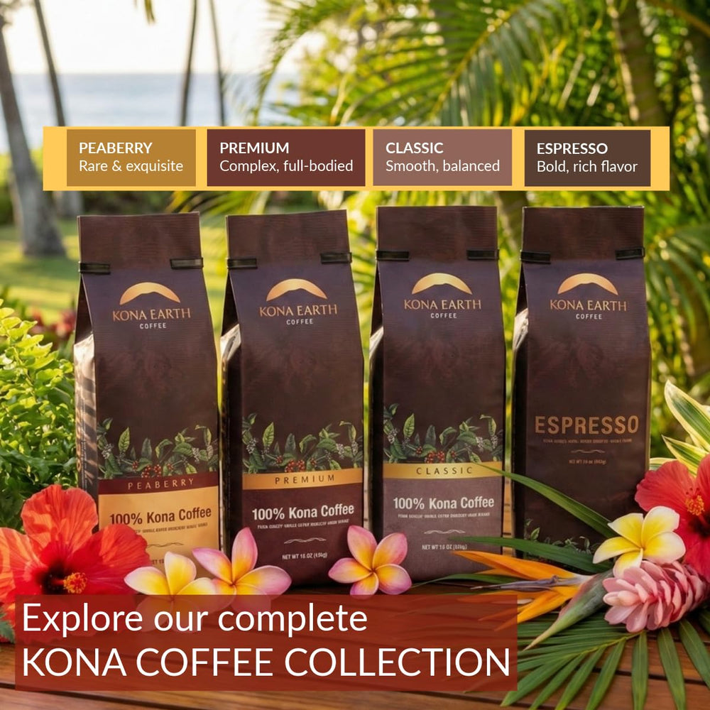 Kona Earth Care In Every Cup funds local Hawaii nonprofits and sustainable farming.