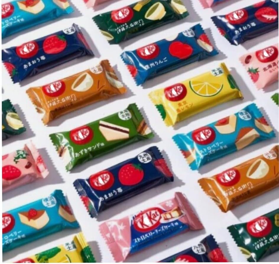 Individually wrapped mini bars keep freshness and portability