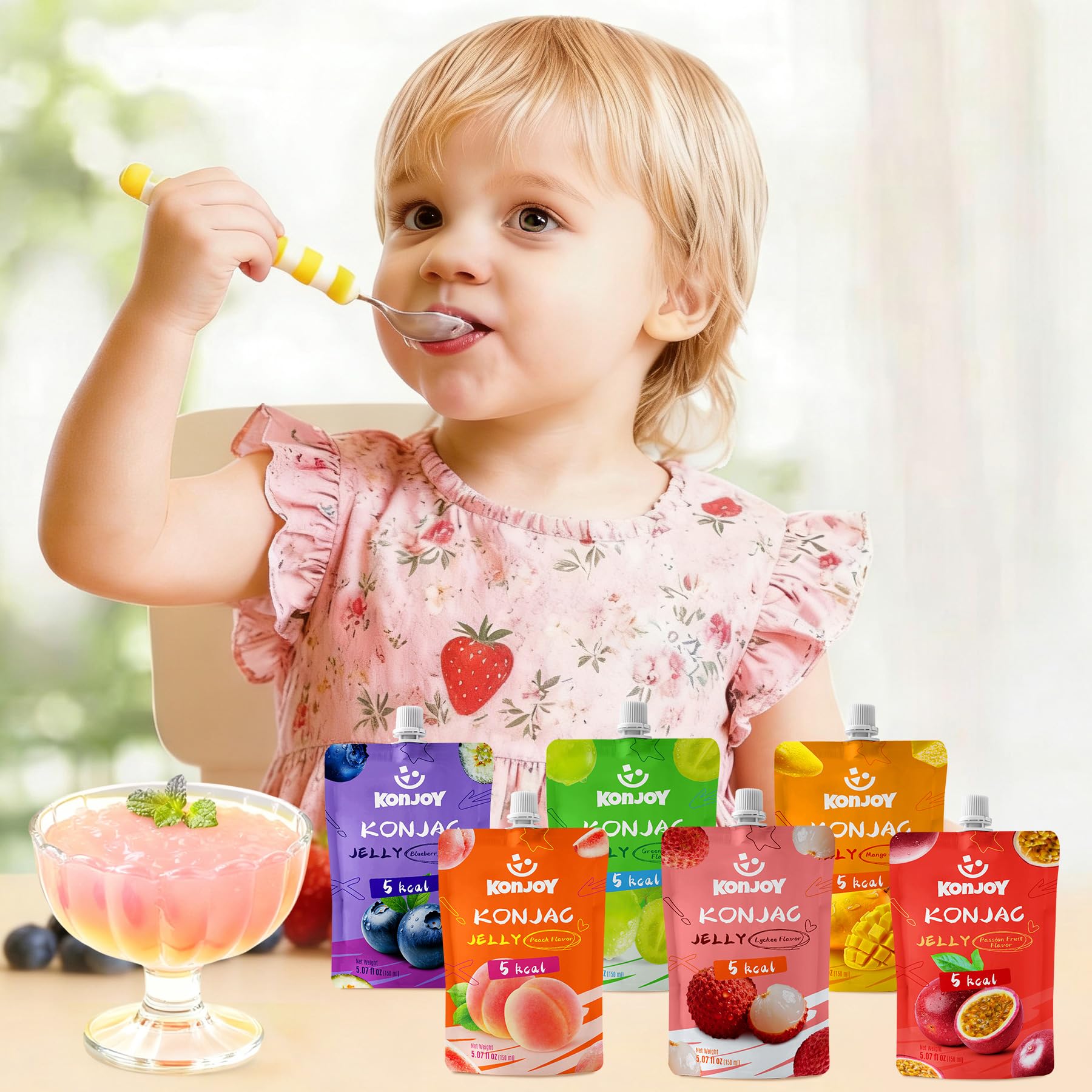 KONJOY Konjac Jelly vegan keto gluten-free, suitable for special diets.