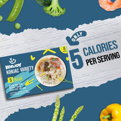KONJOY Konjac angel hair pack suited for light pastas and soups.