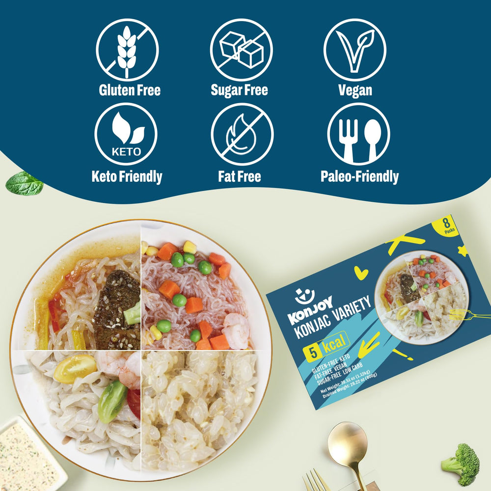 KONJOY Konjac rice substitute pack ideal for bowls and stir-fries.
