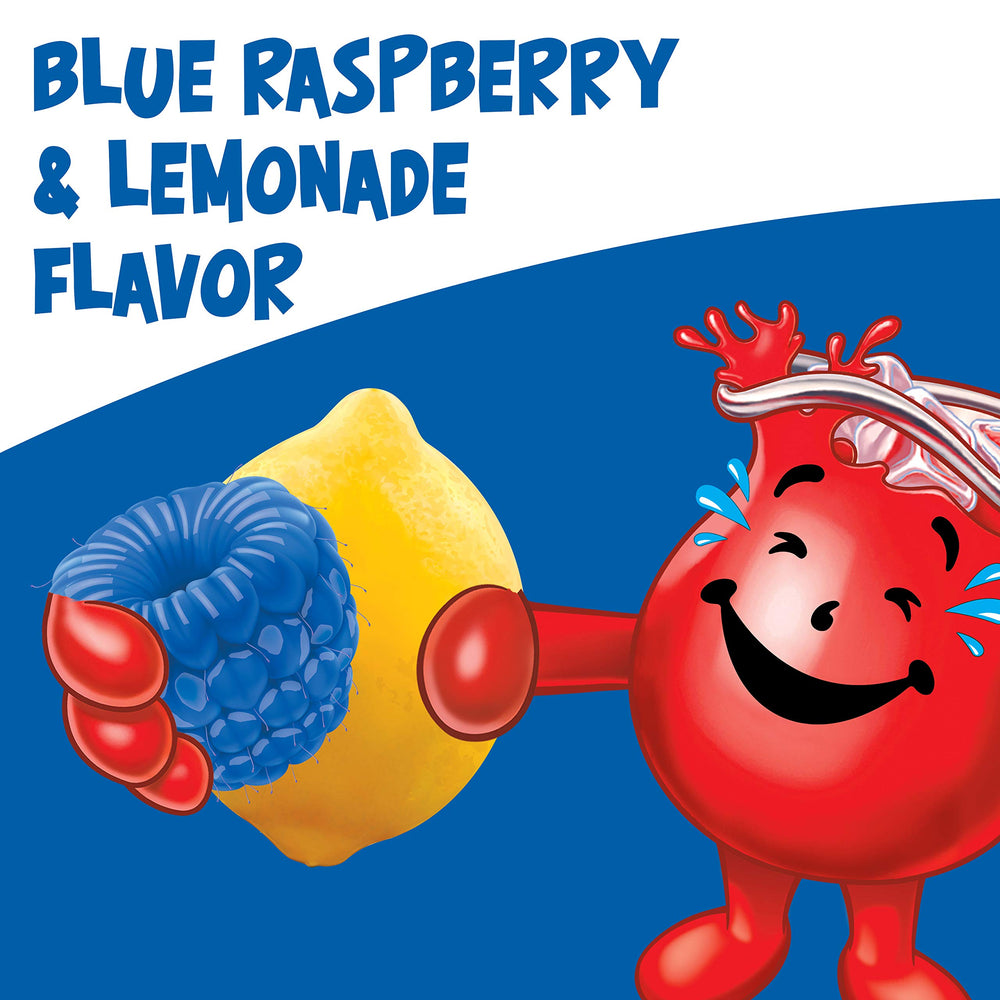 Family enjoying Kool-Aid Blue Raspberry Lemonade at home