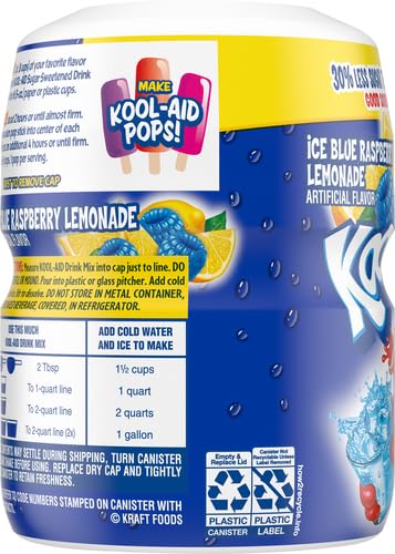 Hand pouring Kool-Aid powder into a water bottle in an office