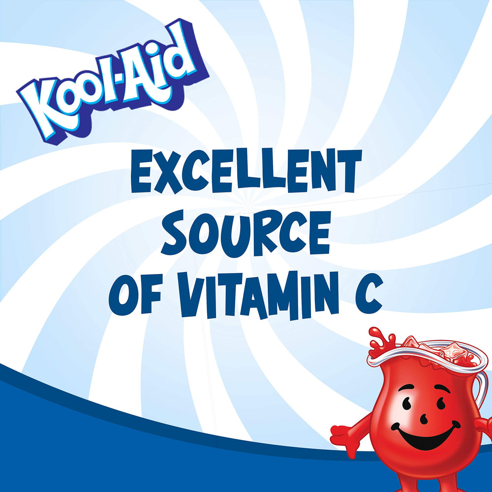 Kool-Aid canister with resealable lid for easy storage