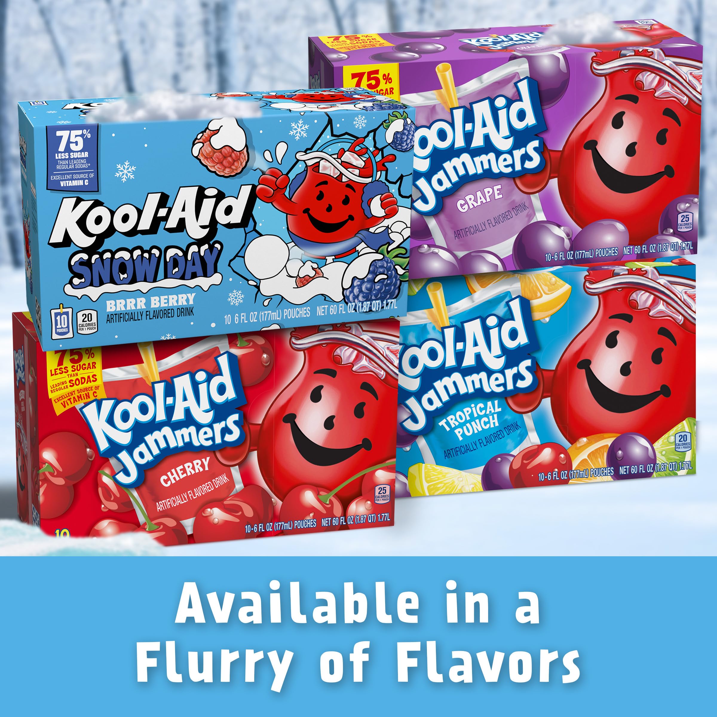 Kool-Aid Ghoul-Aid Scary Berry vibrant color and aroma.