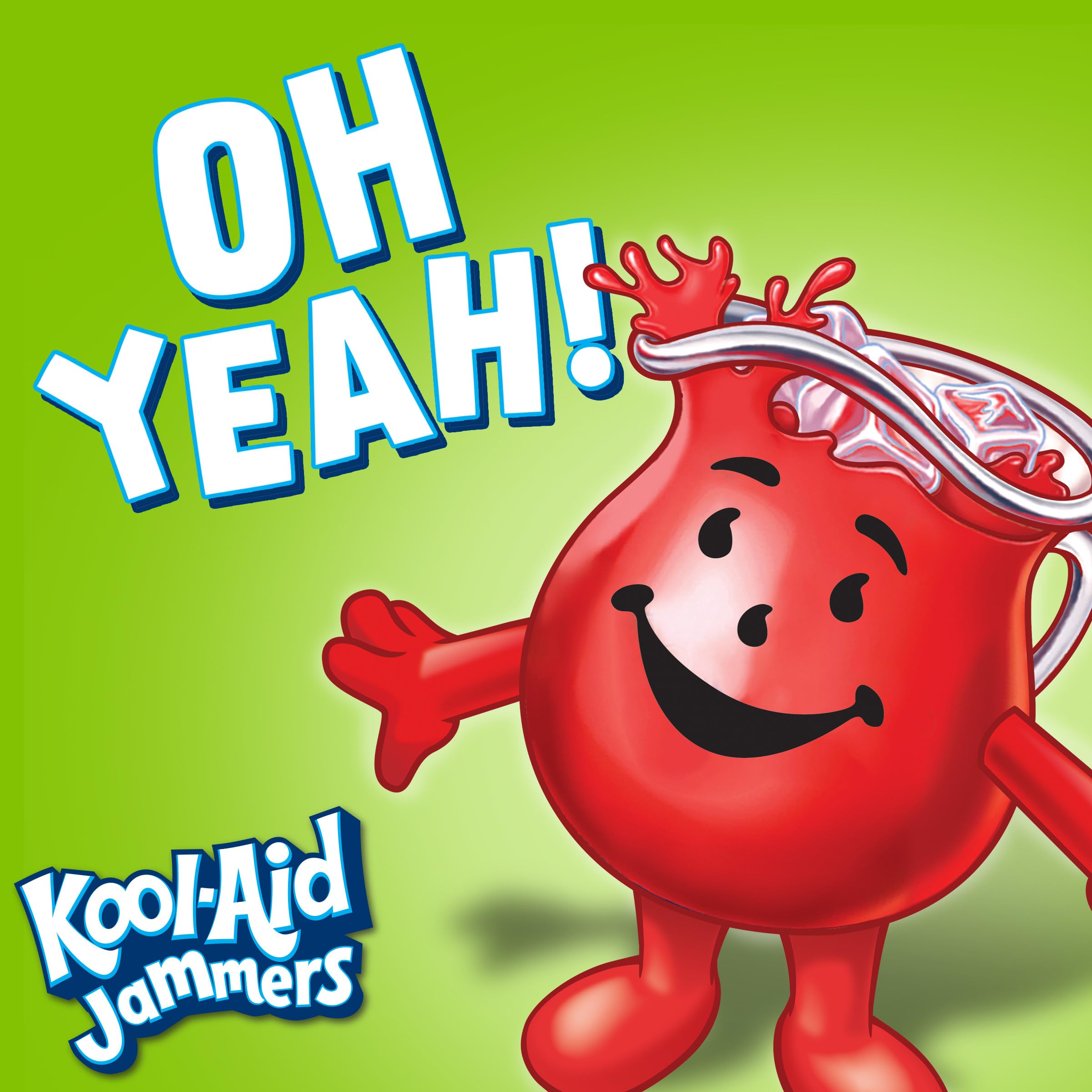 Kool-Aid Jammers beach day refreshment in strawberry-kiwi flavor.