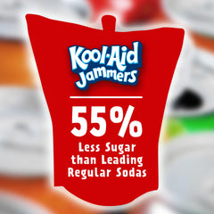 Kool-Aid Jammers Cherry pouches, vibrant flavor for snack breaks.