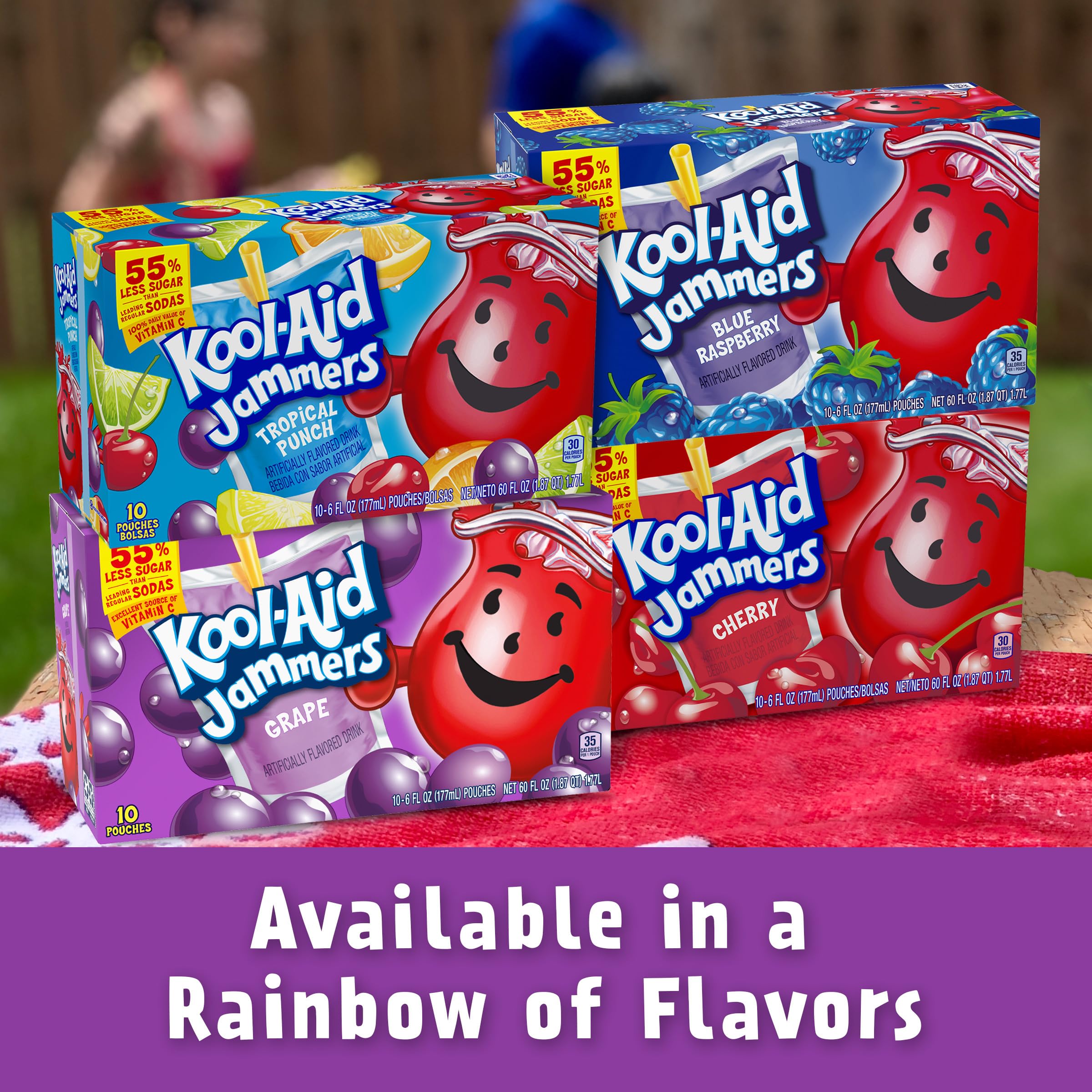 Kool-Aid Jammers Grape 40-count pack, great for group events