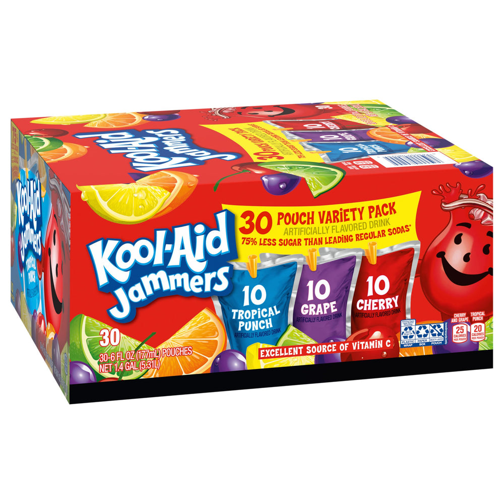 Kool-Aid Jammers on-the-go snacking option for active kids.