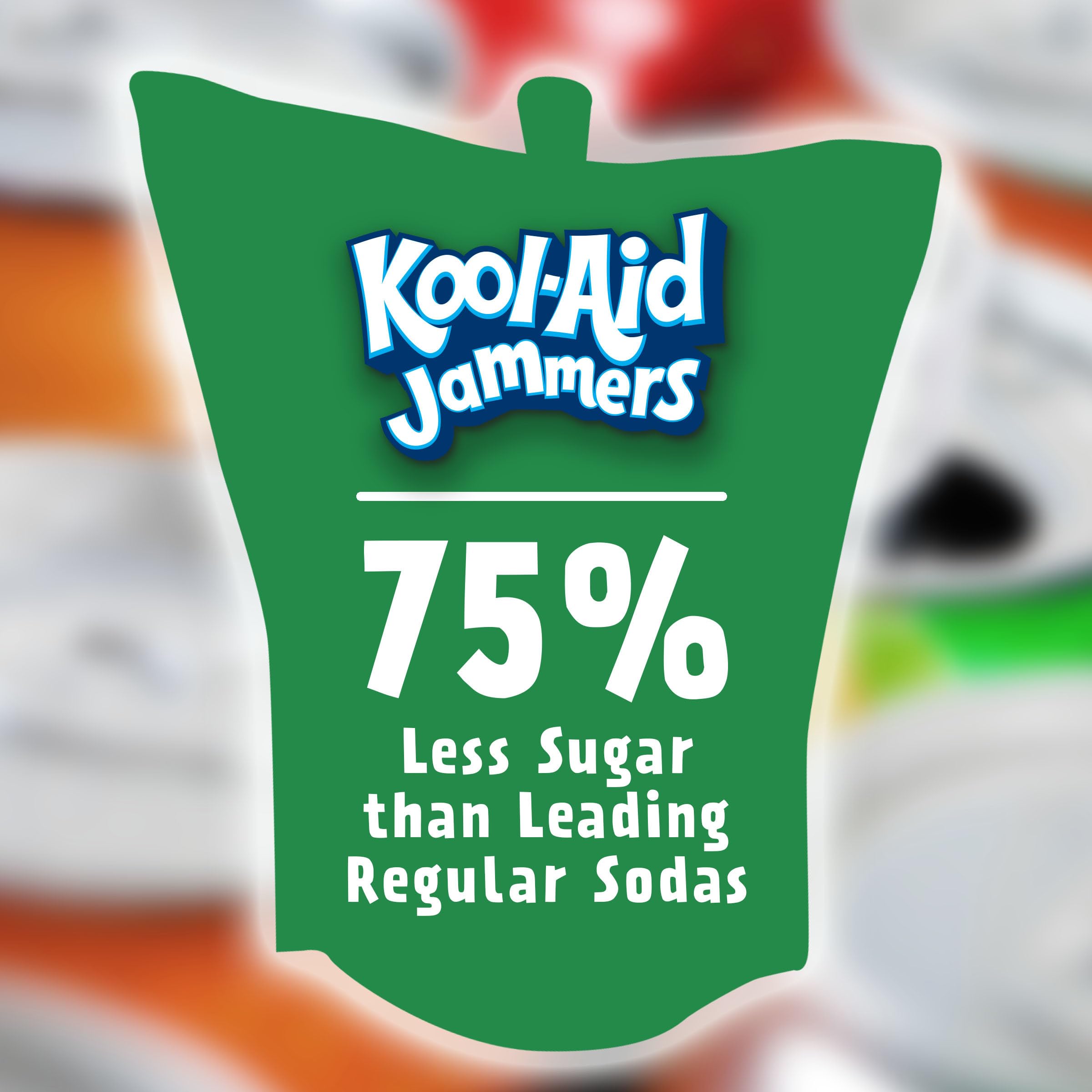 Kool-Aid Jammers Vitamin C boost in watermelon flavor