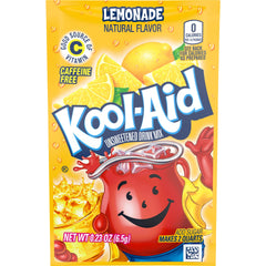 Kool-Aid Lemonade packets ready to mix for versatile hydration