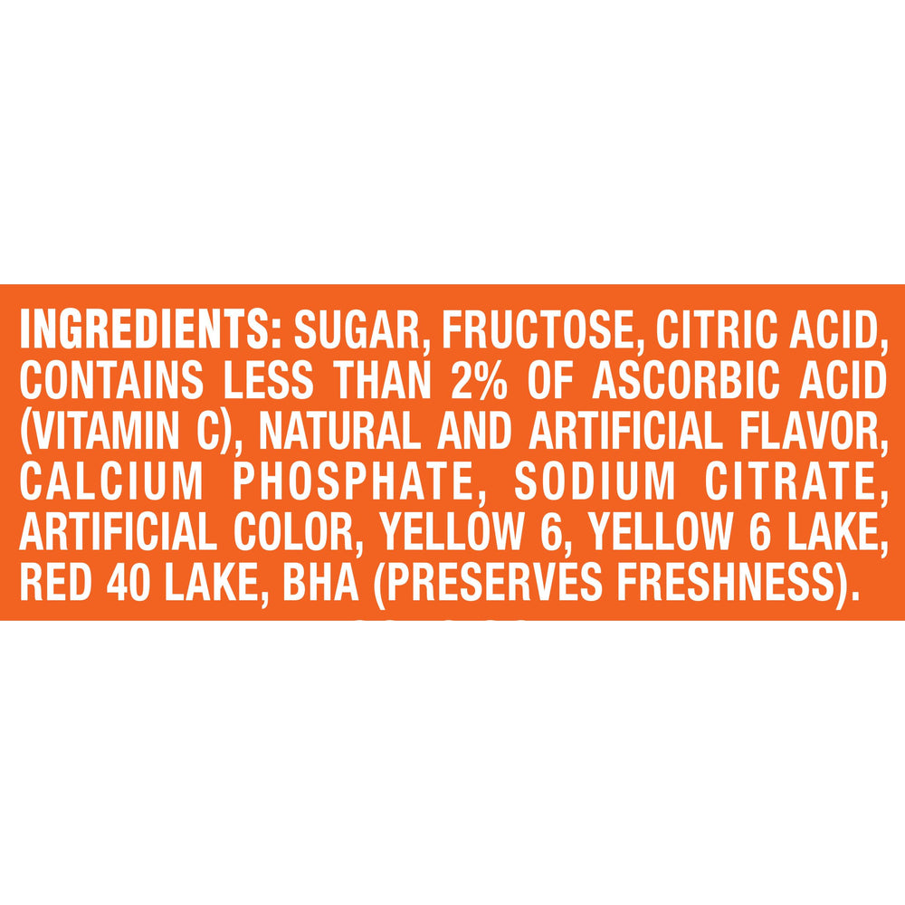 Kool-Aid Orange Drink Mix measuring lid for easy portion control.