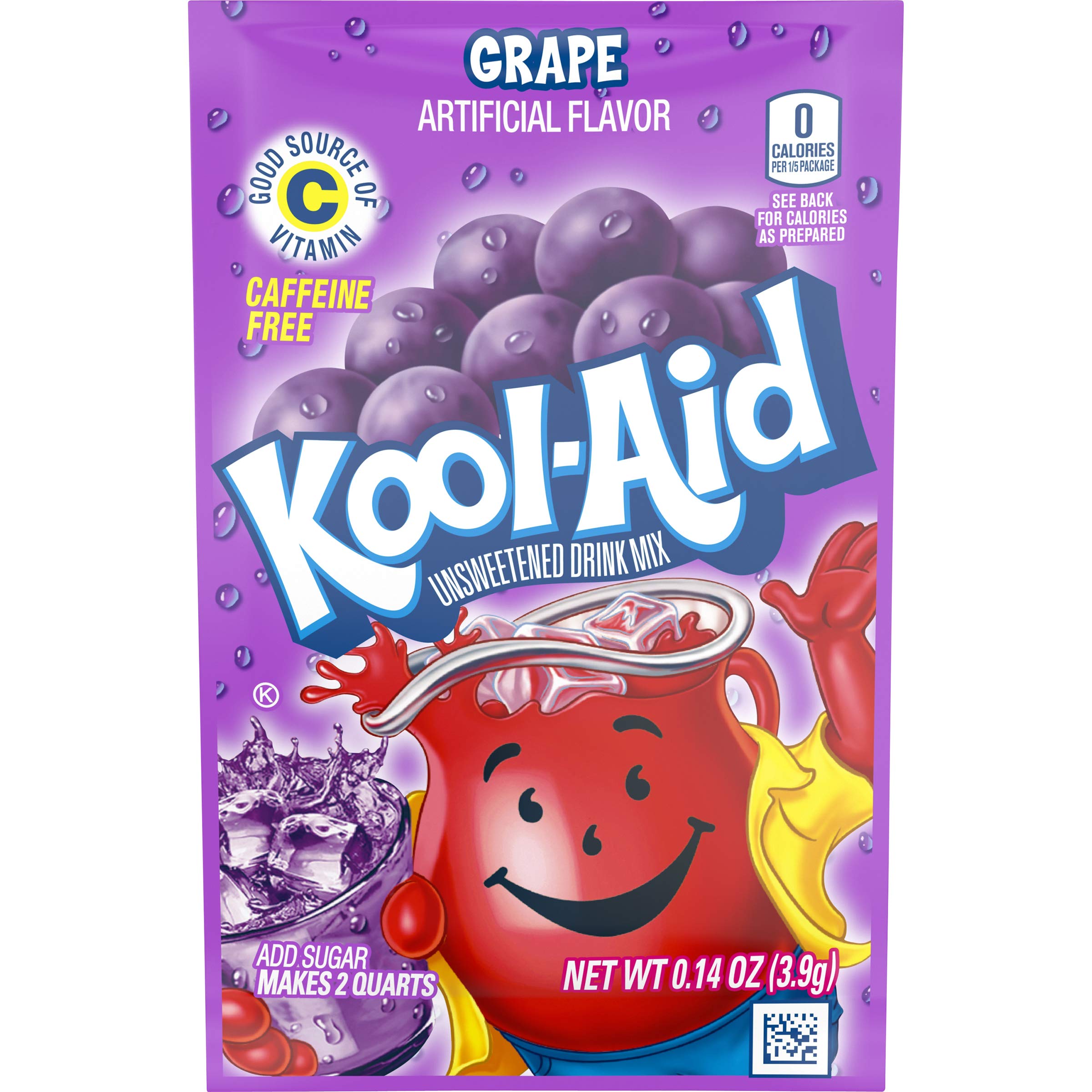 Kool-Aid packets ready to mix with water for quick flavor