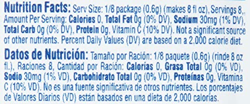Kool-Aid pina-pineapple powder packet close-up label shows flavor
