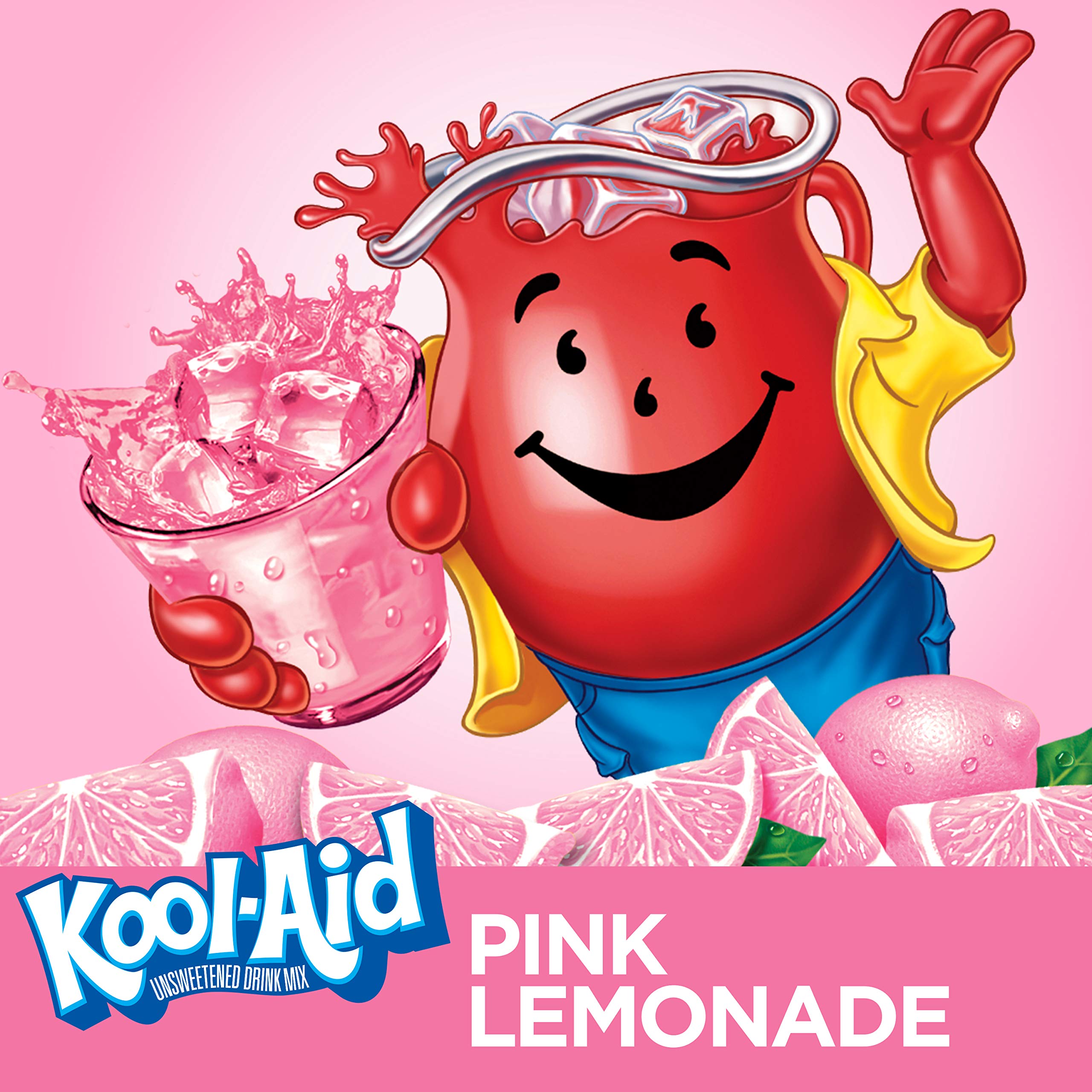 Kool-Aid Pink Lemonade in a two-quart pitcher ready to serve family and friends