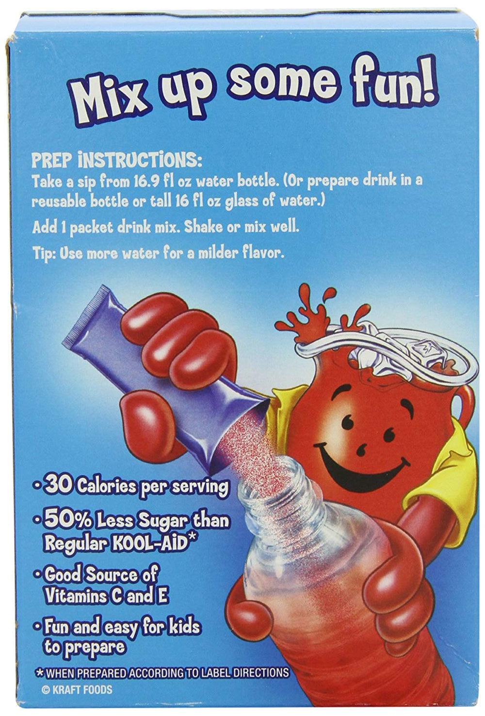 Kool-Aid Singles Tropical Punch kid-friendly, easy to prepare for busy families.