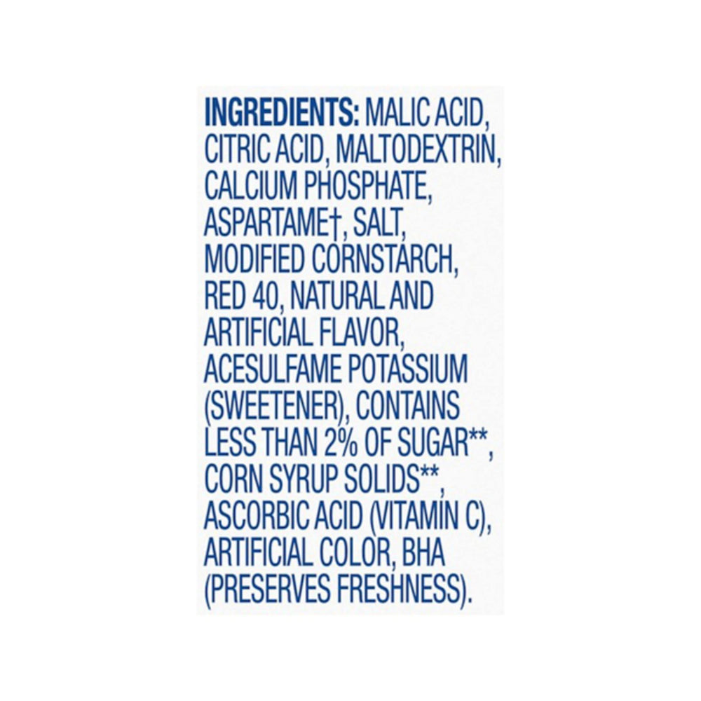 Kool-Aid Tropical Punch Zero Sugar vitamin C packet offering a flavorful option.