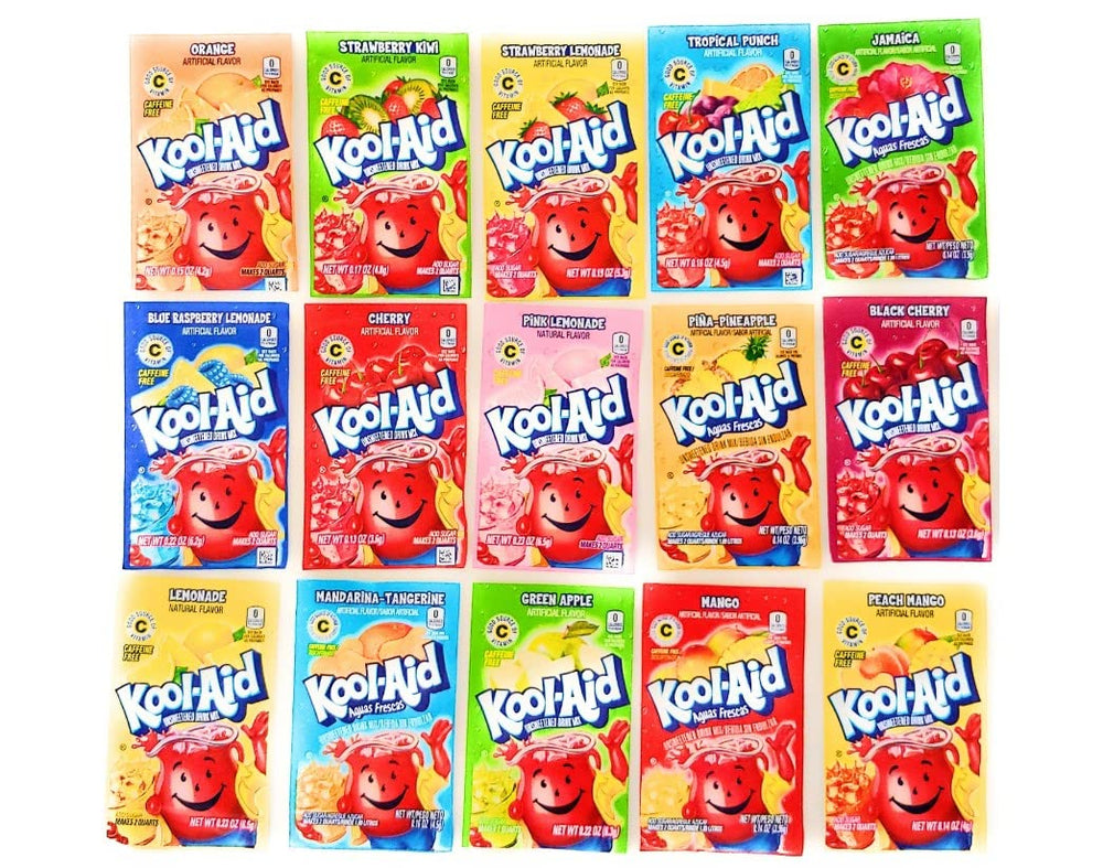 Kool Aid Ultimate Party Pack 36 packets for quick on-the-go flavor.