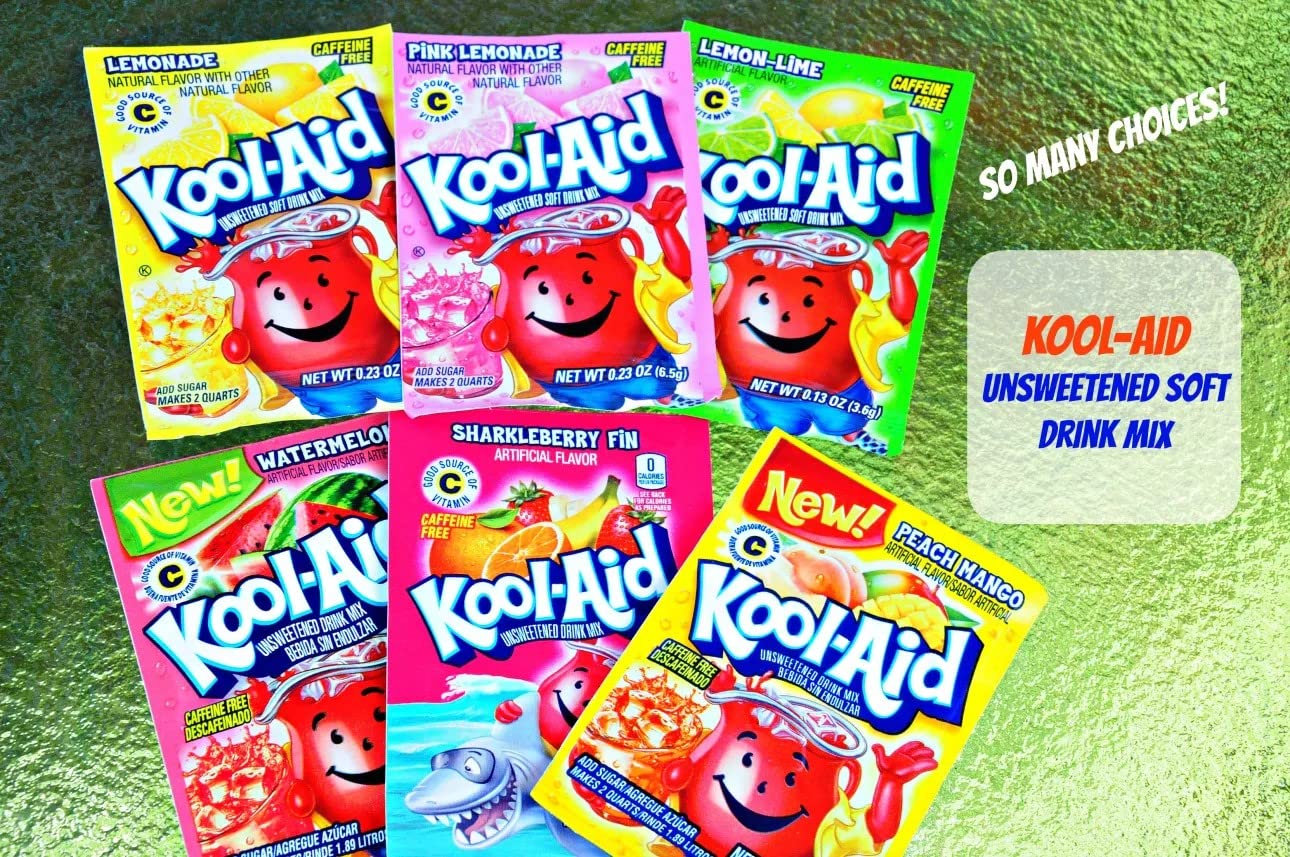 Kool Aid Ultimate Party Pack flavor variety offers 18 tastes for gatherings.