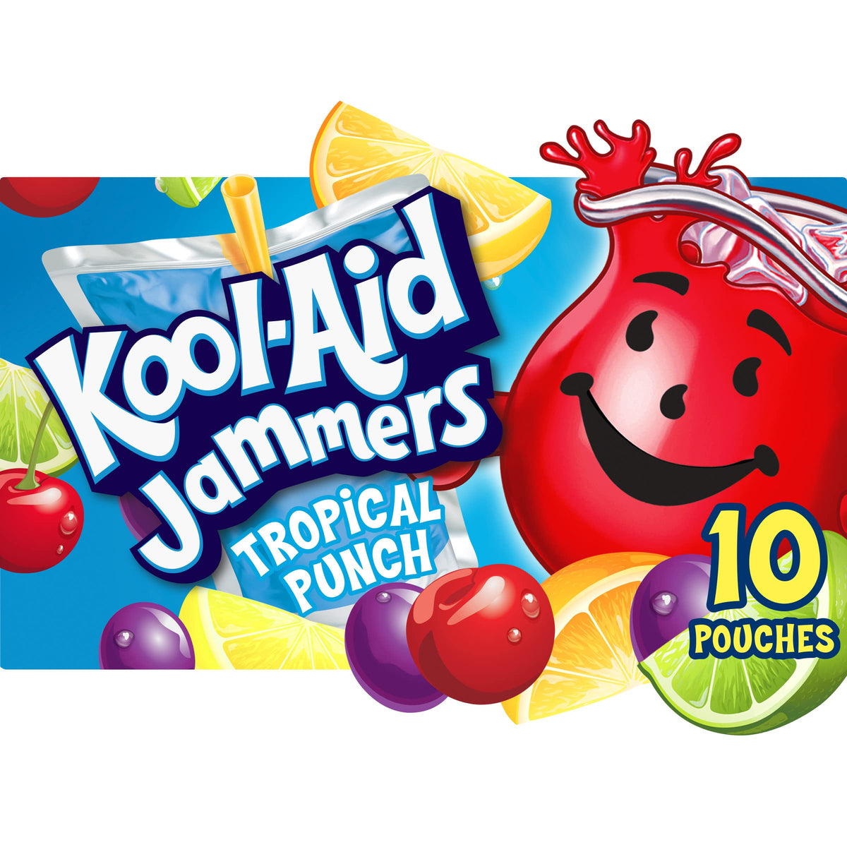Kool-Aid Jammers Tropical Punch box ready for lunch boxes or on-the-go