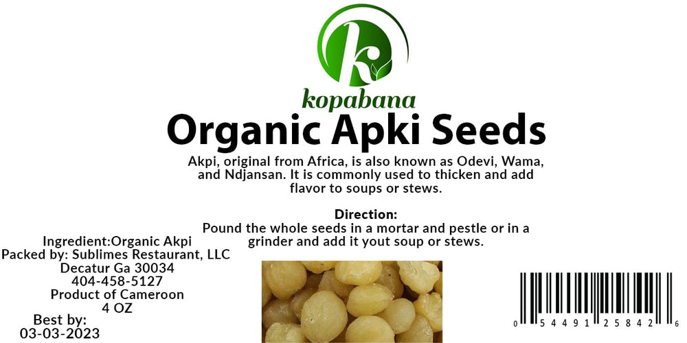 KOPABANA Akpi seeds spice mix evokes authentic flavors