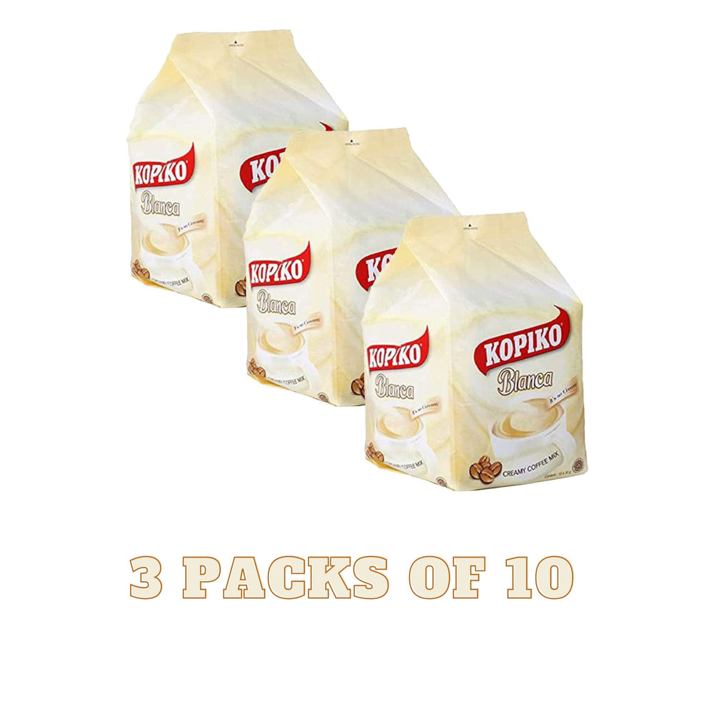 Kopiko Blanca foam-topped cappuccino with creamy texture and aroma.