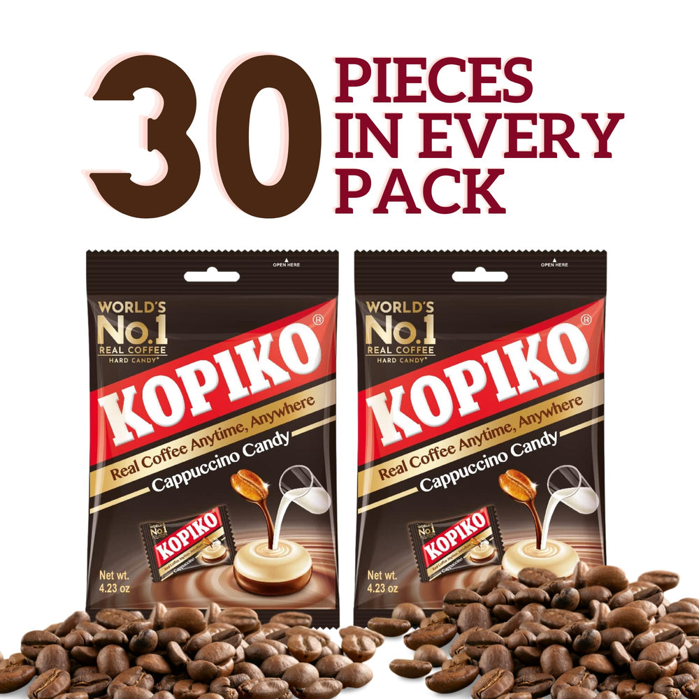 Kopiko Cappuccino Candy on a desk, a convenient study break treat.