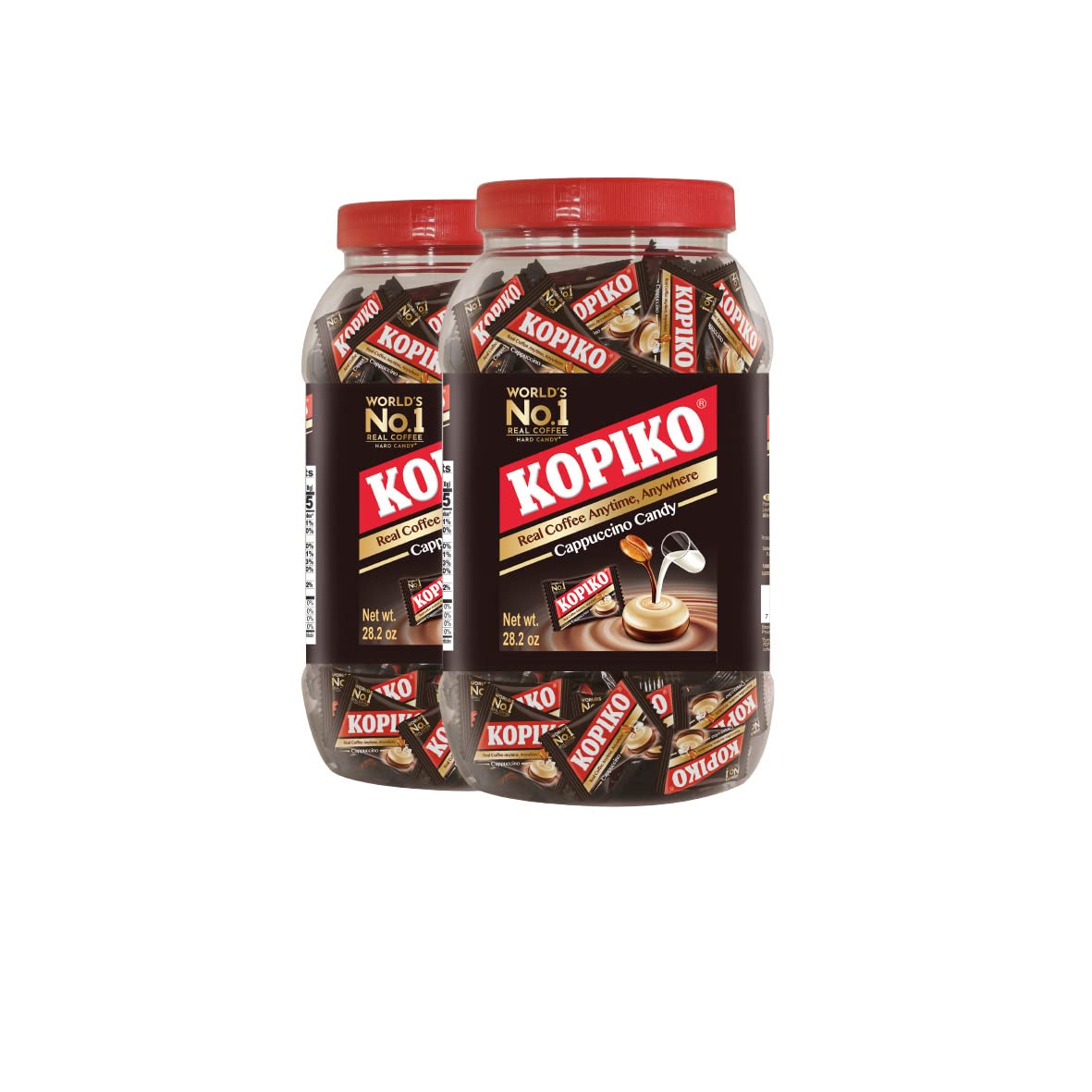 Kopiko Cappuccino Candy pack offers portable cappuccino flavor for on-the-go enjoyment.