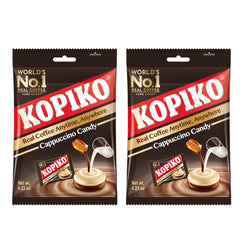 Kopiko Cappuccino Candy two-pack outer box, convenient gifting option and storage.