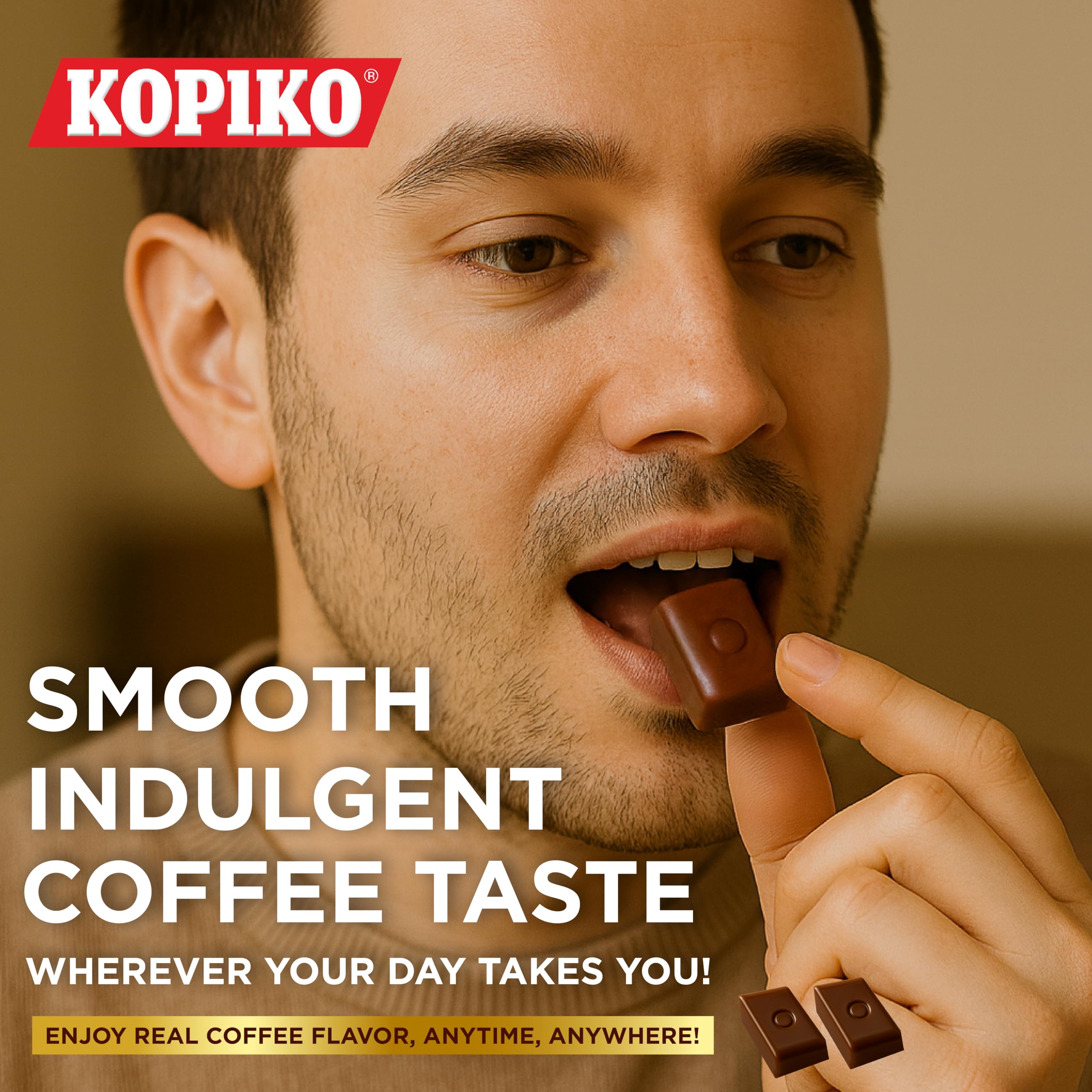Kopiko Coffee Candy globally loved treat for busy days.