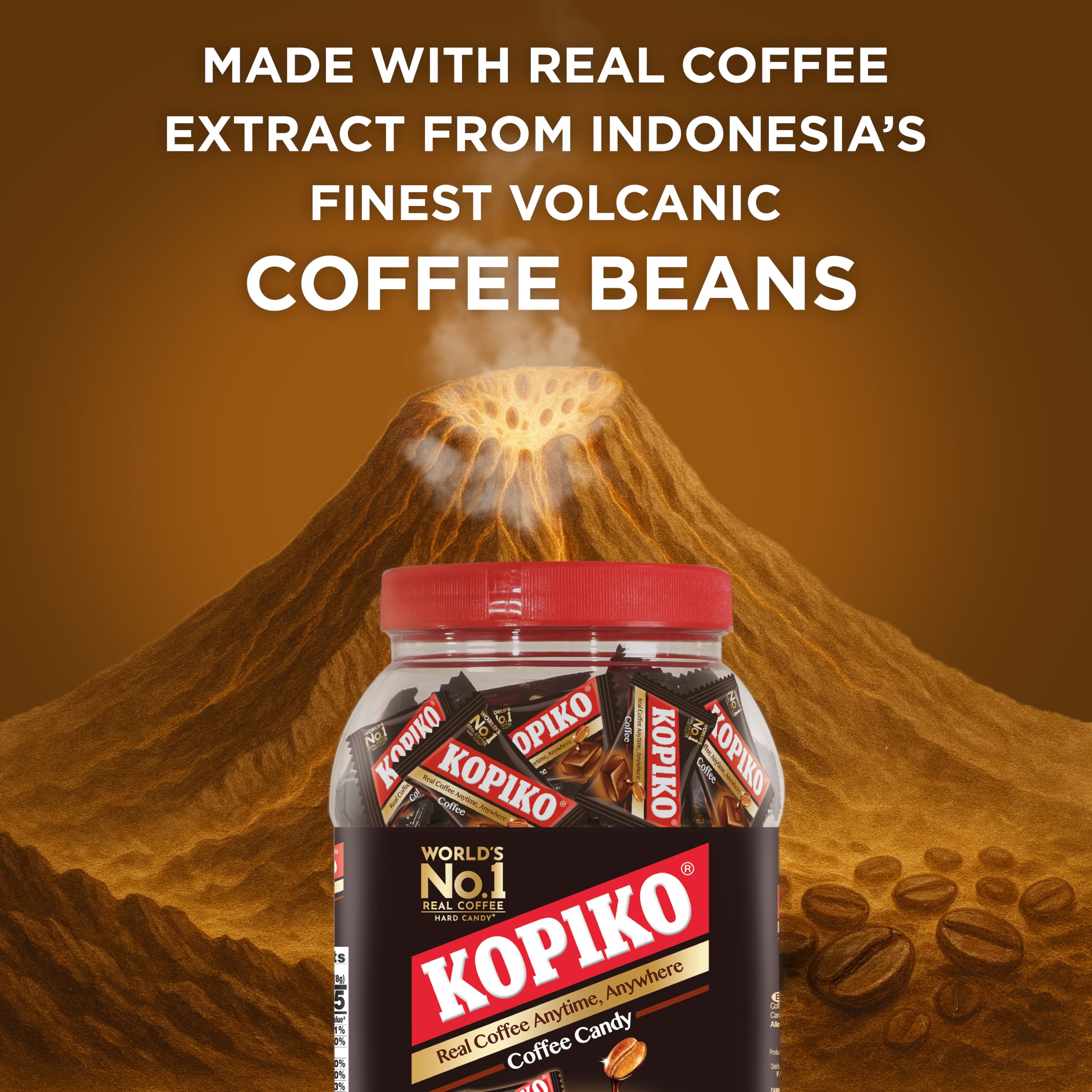 Kopiko Coffee Candy travel pack for on-the-go caffeine.