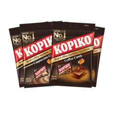 Kopiko coffee candy pack front view shows bold branding for on-the-go energy.