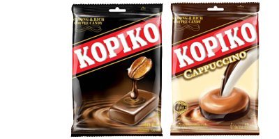 Kopiko Coffee and Cappuccino Candy pack provides a convenient caffeine boost for busy days.