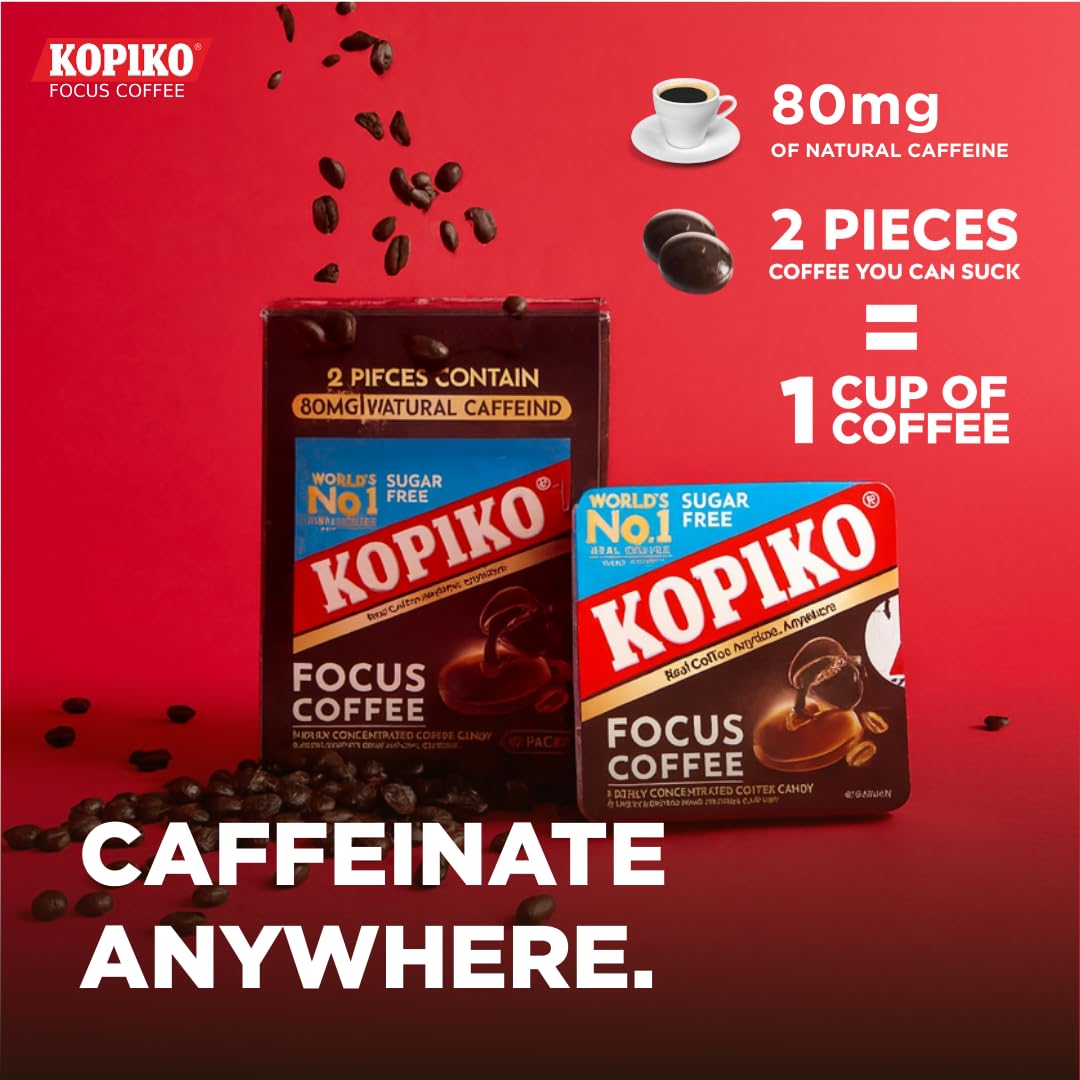 Kopiko Focus travel pack demonstrates portability for study or work on the move