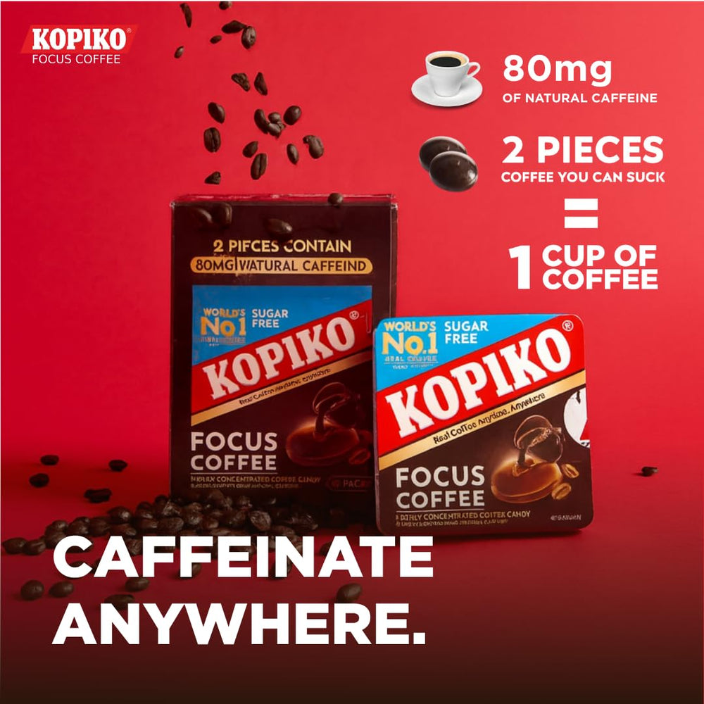 Kopiko Focus travel pack demonstrates portability for study or work on the move