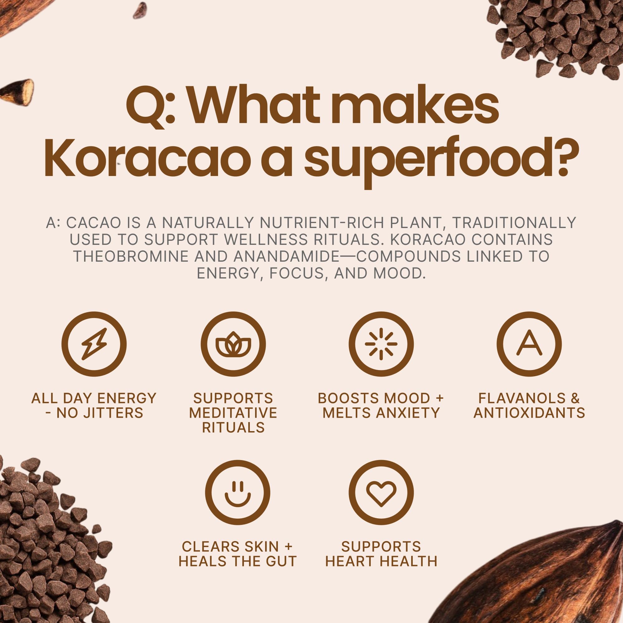 KORACAO freshness seal demonstrates preserved potency and flavor.