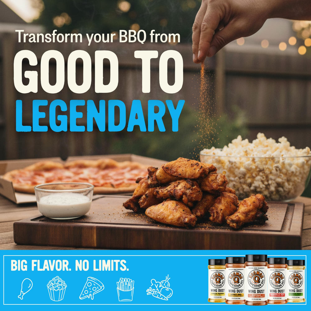 Kosmos Q Salt and Vinegar Wing Dust on cauliflower bites boosts flavor