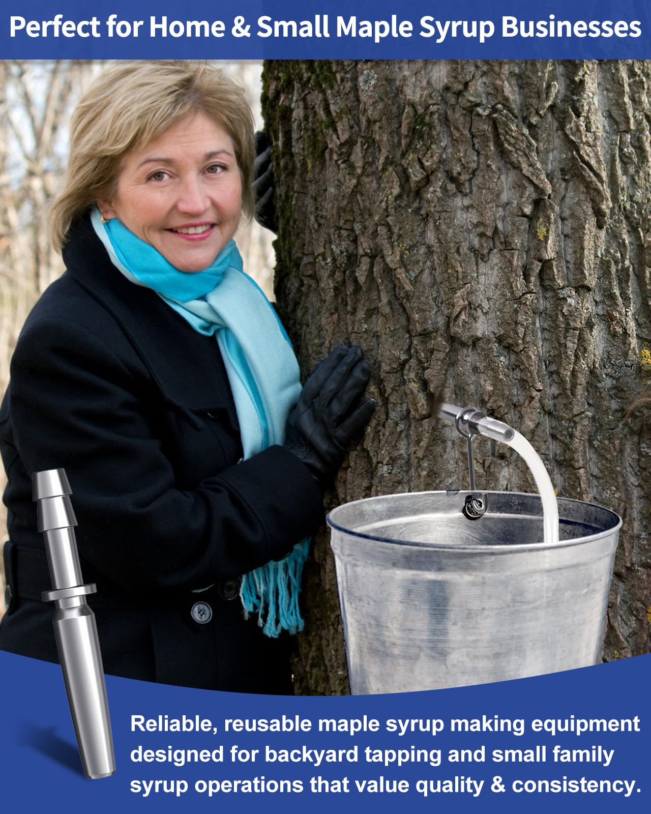 KOSOEUR maple tapping kit presented as a gift for syrup enthusiasts