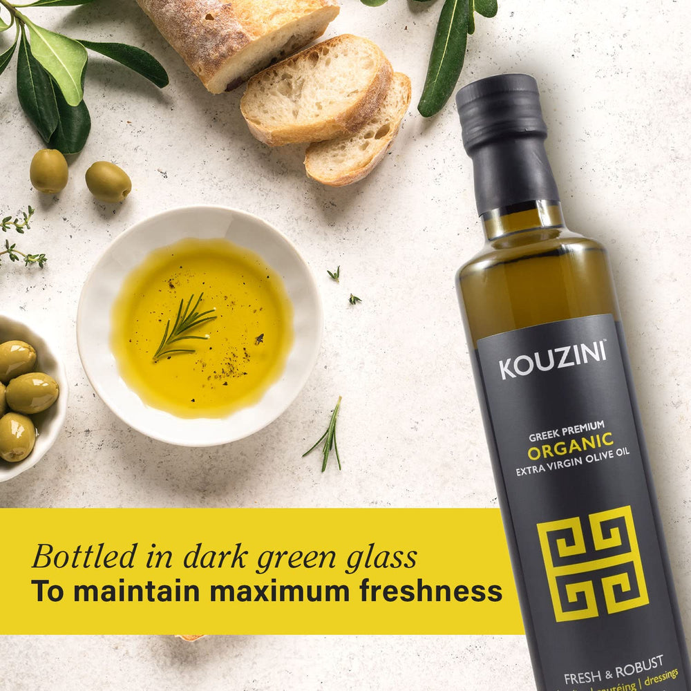 Kouzini packaging shows a stylish, reusable bottle for gifting or home use.