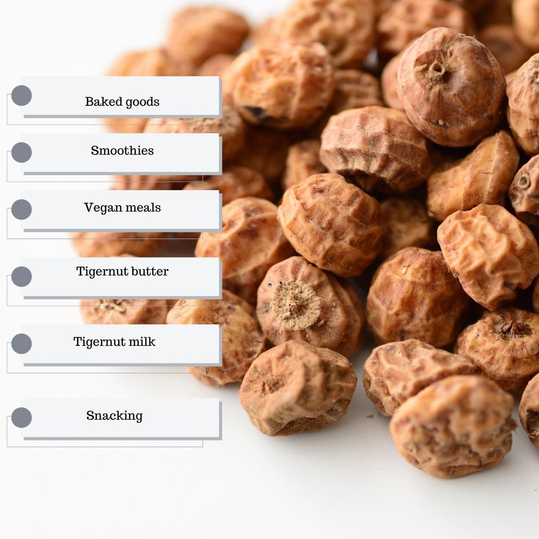 Kovafood tiger nuts in baking and cereals for texture.