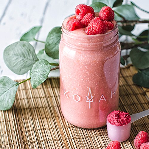 KOYAH raspberry powder dust on surface for baking and mixing