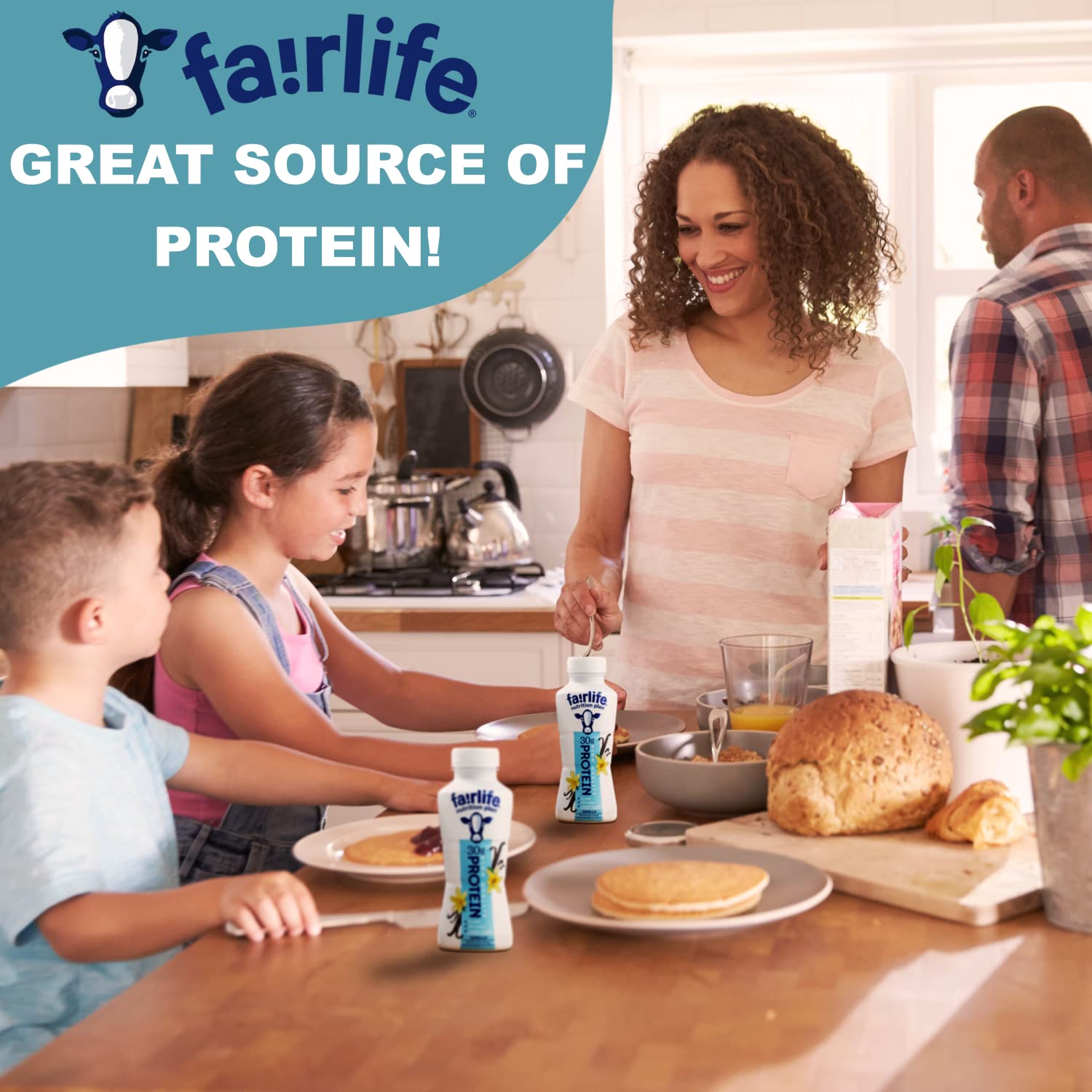 Kozy Home Fairlife strawberry bottle: lactose-free daily nourishment.