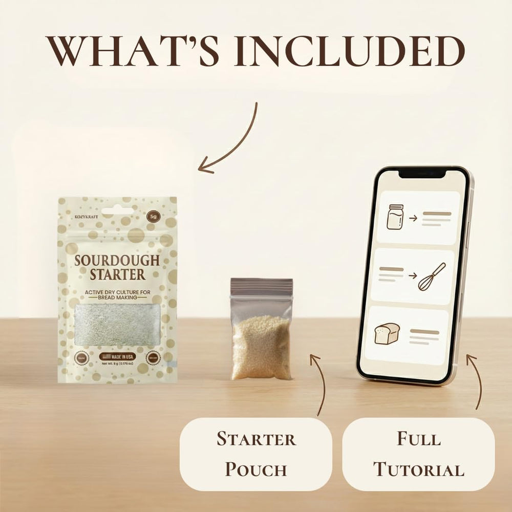 Activation in 24–48 hours with simple steps for Kozy Kraft Sourdough.