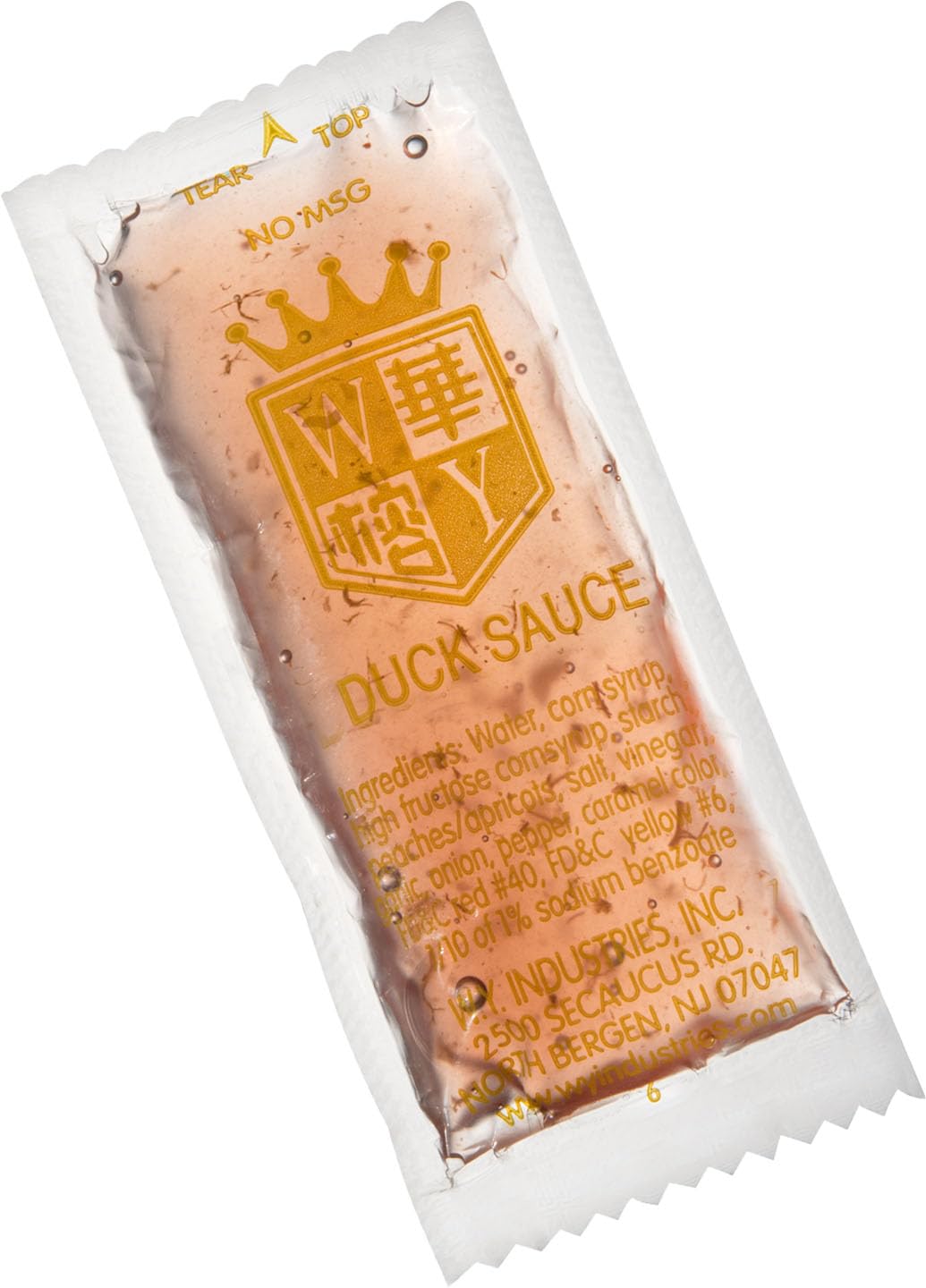 KPAK duck sauce packets, 50-count, neatly arranged for quick grab-and-go use