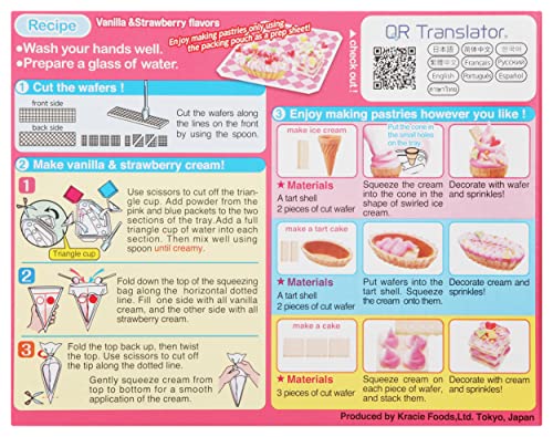 Kracie Popin' Cookin DIY Candy Cake Kit kid-friendly activity fostering imaginative play.