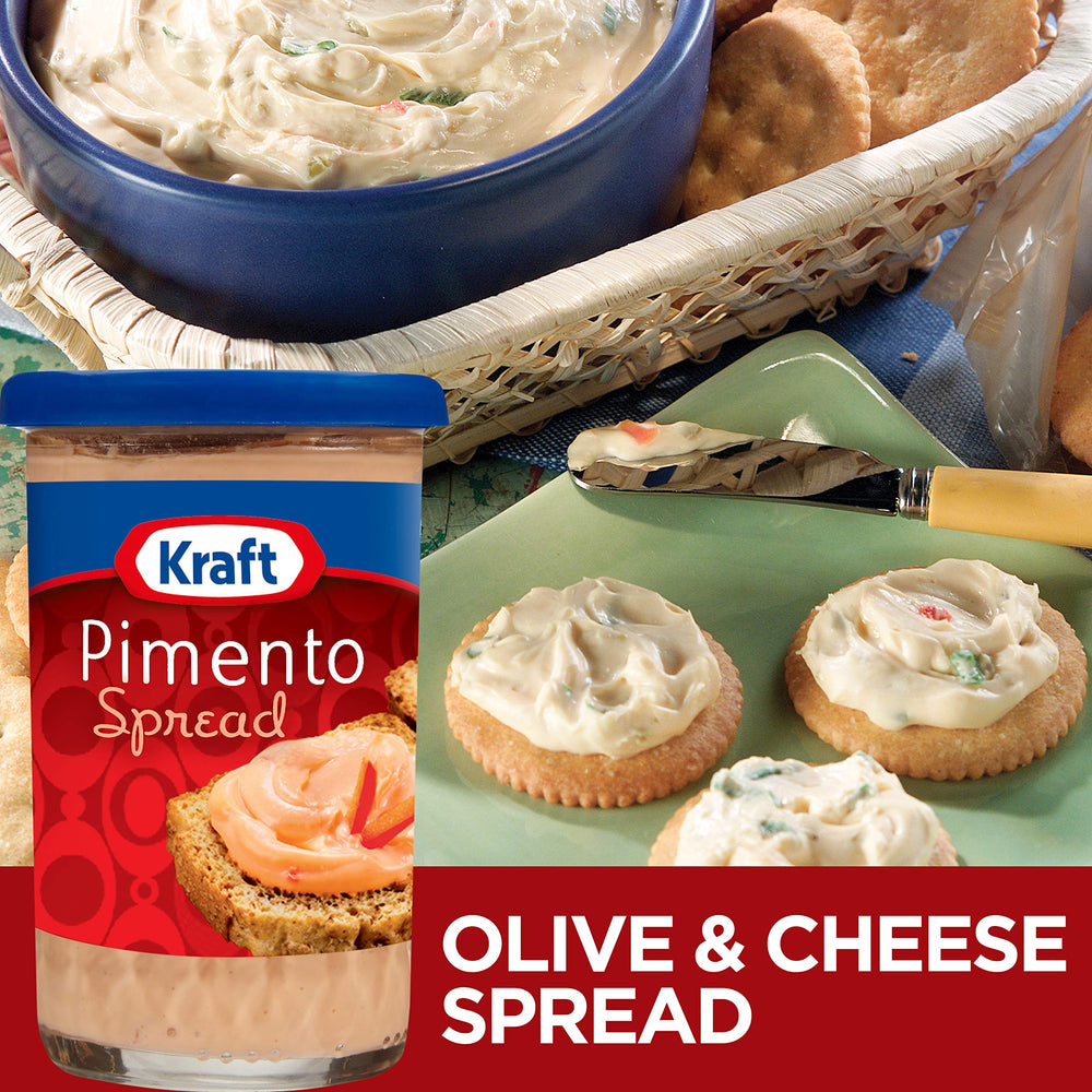 Kraft Cheese Spread Pimento serving bowl ready-to-serve snack