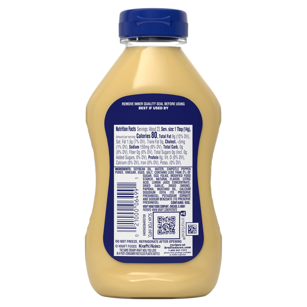 Kraft Chipotle Aioli meal pairing complements burgers and sandwiches with bold flavor