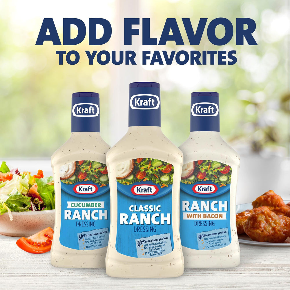 Family-friendly Kraft Ranch dressing for gatherings.