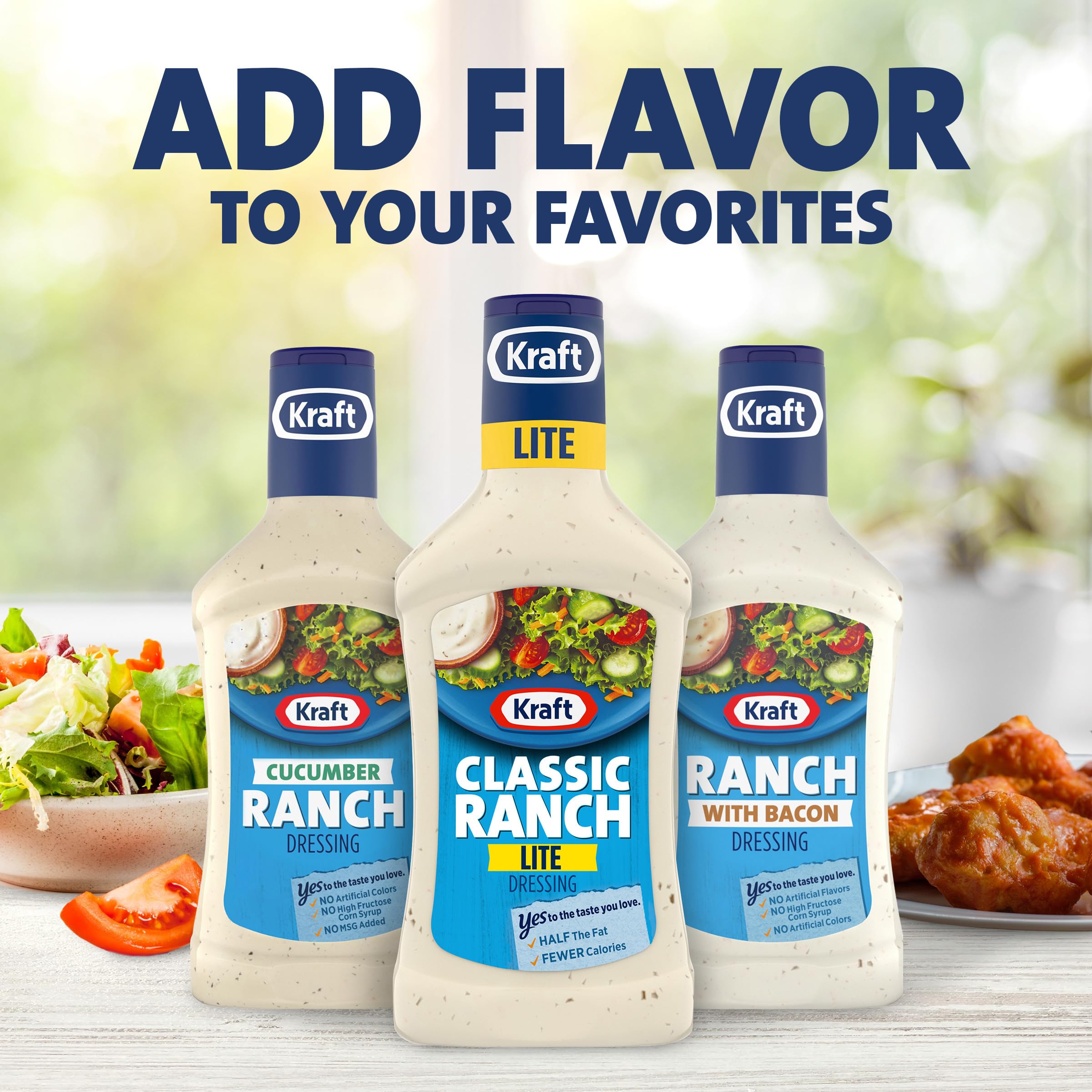 Kraft Classic Ranch Lite dressed coleslaw bowl